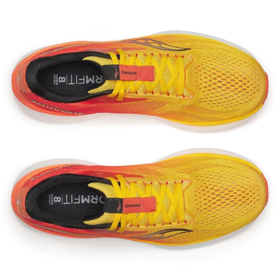 Chaussures de course Saucony Ride 18 pour hommes en Pollen/Poivre SS25