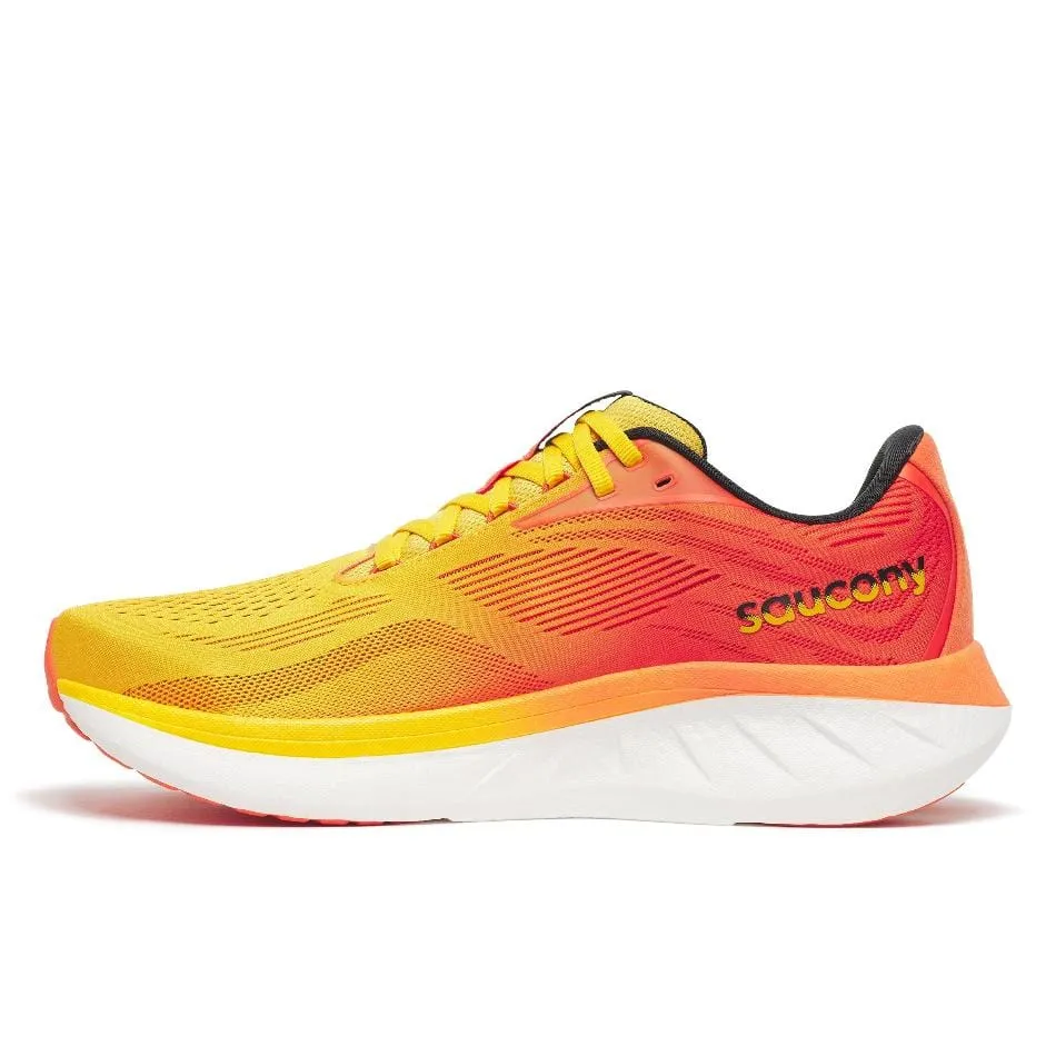 Chaussures de course Saucony Ride 18 pour hommes en Pollen/Poivre SS25