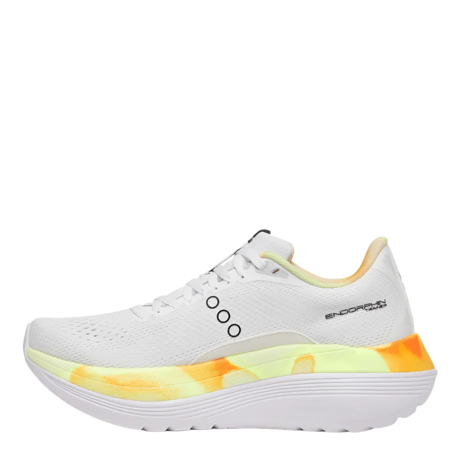Saucony Endorphin Trainer pour Femme en Blanc/Noir SS25 - Chaussures Exclusives en Ligne_Saucony