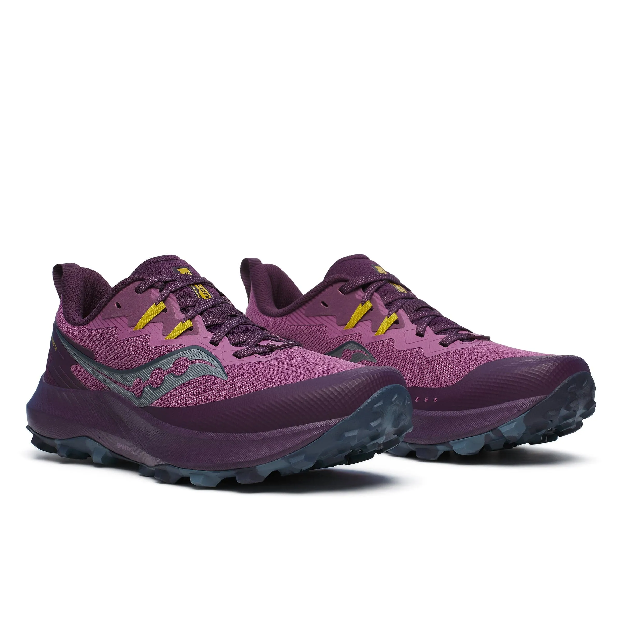 Chaussures de trail Saucony pour femme Peregrine 14 en prune/aubergine SS24