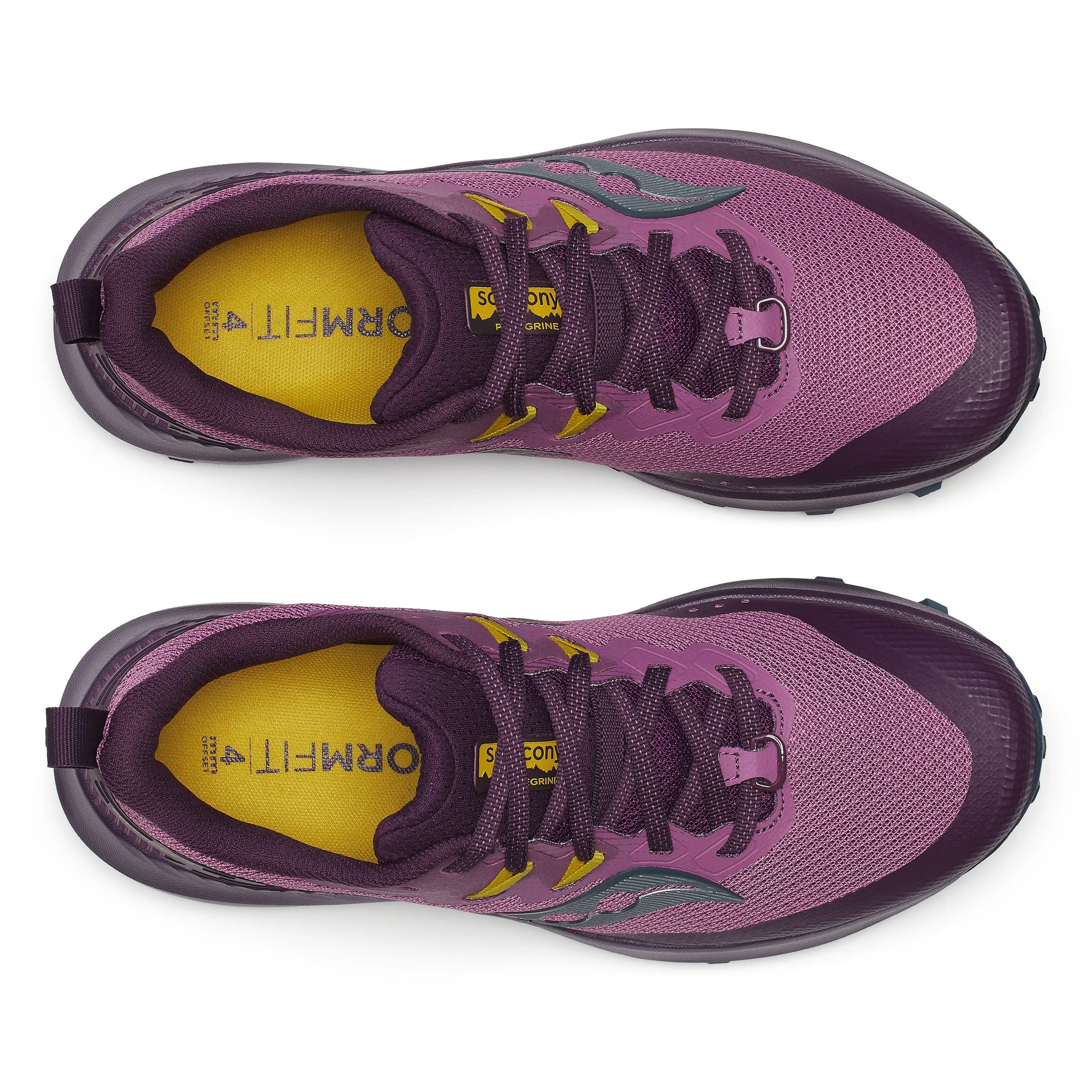 Chaussures de trail Saucony pour femme Peregrine 14 en prune/aubergine SS24