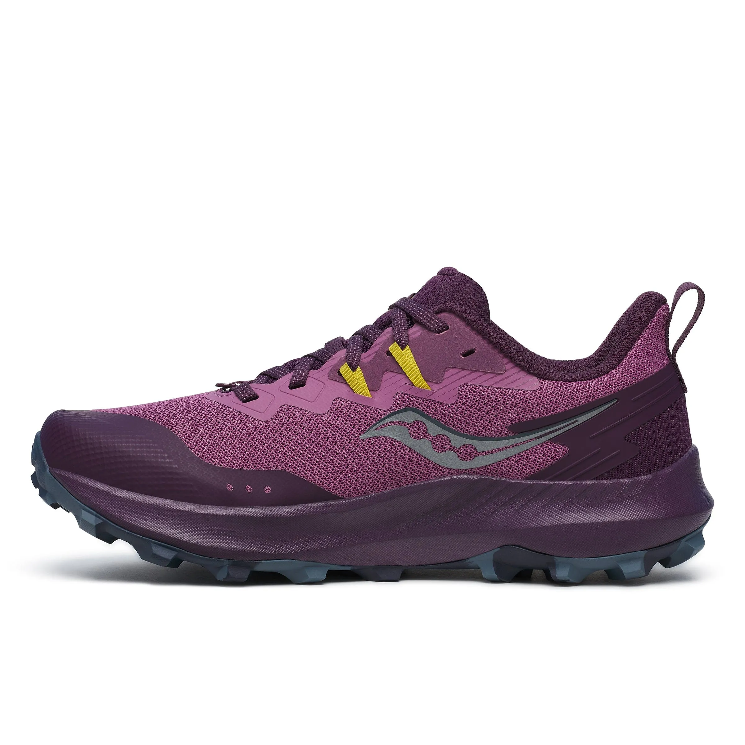 Chaussures de trail Saucony pour femme Peregrine 14 en prune/aubergine SS24