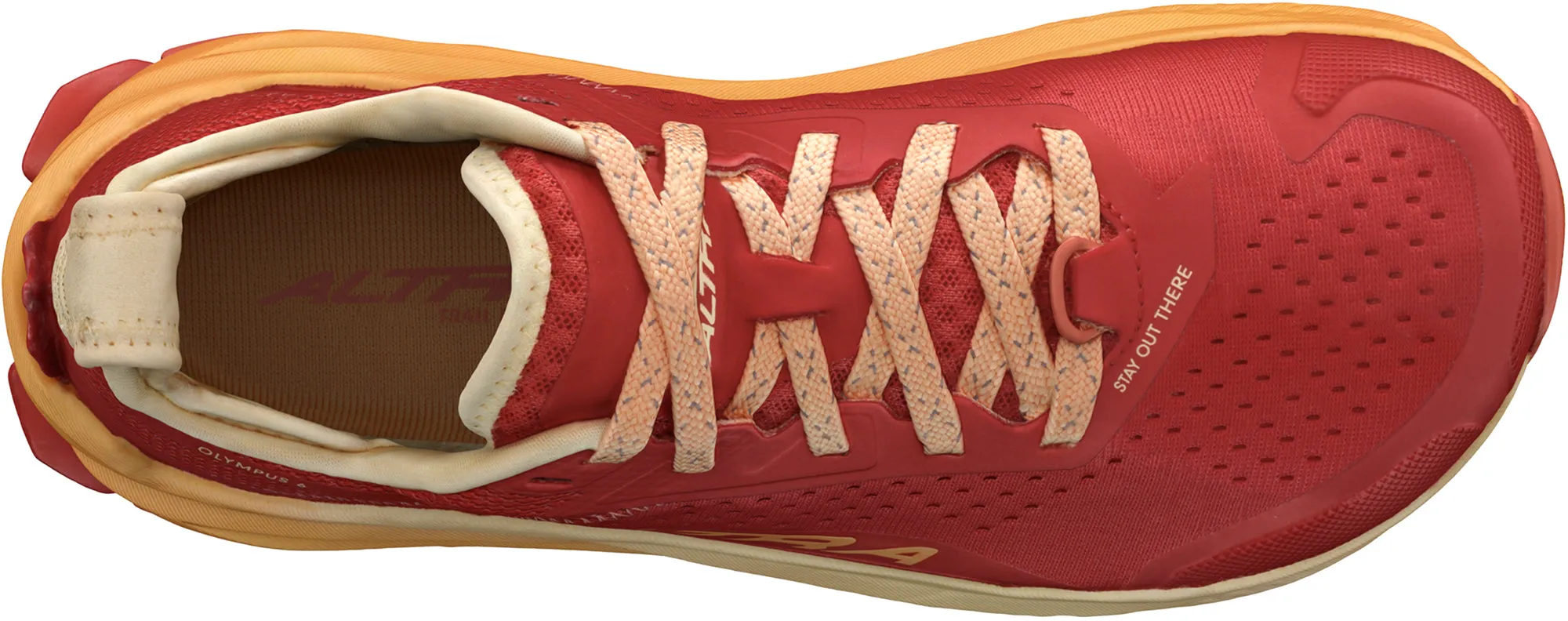 Chaussures de trail Altra Olympus 6 pour femmes - Rouge