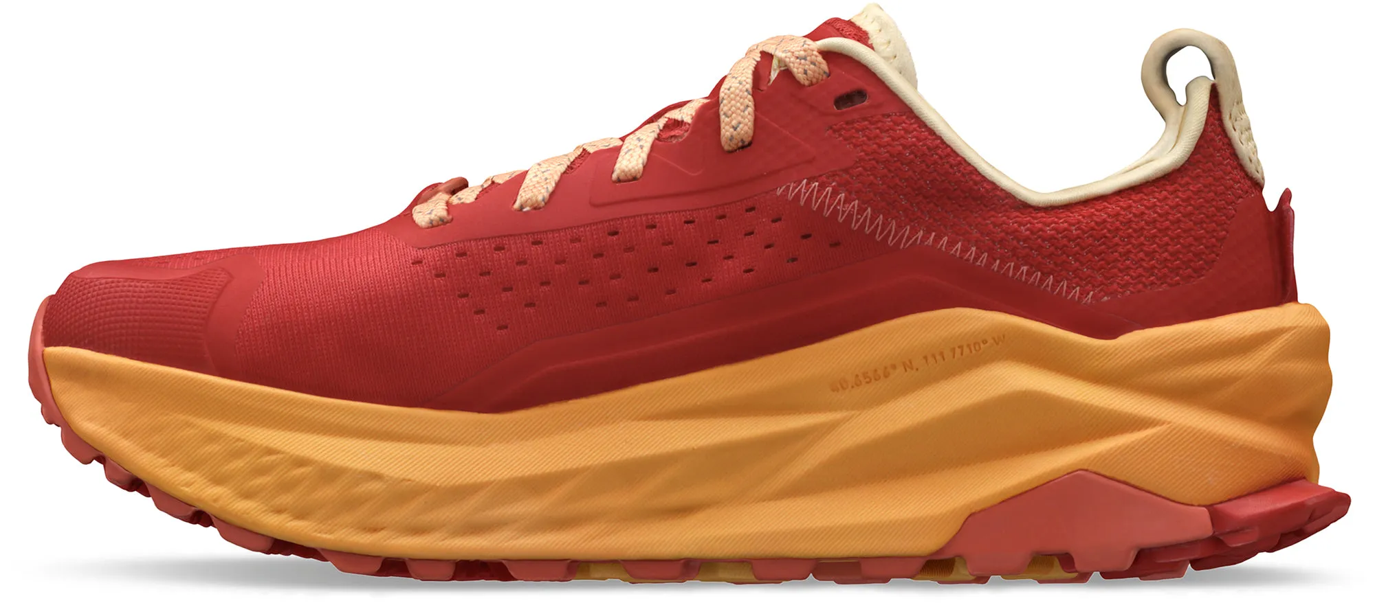 Chaussures de trail Altra Olympus 6 pour femmes - Rouge