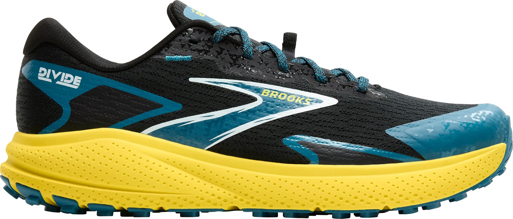 Chaussures de trail Brooks Divide 5 pour homme - Noir