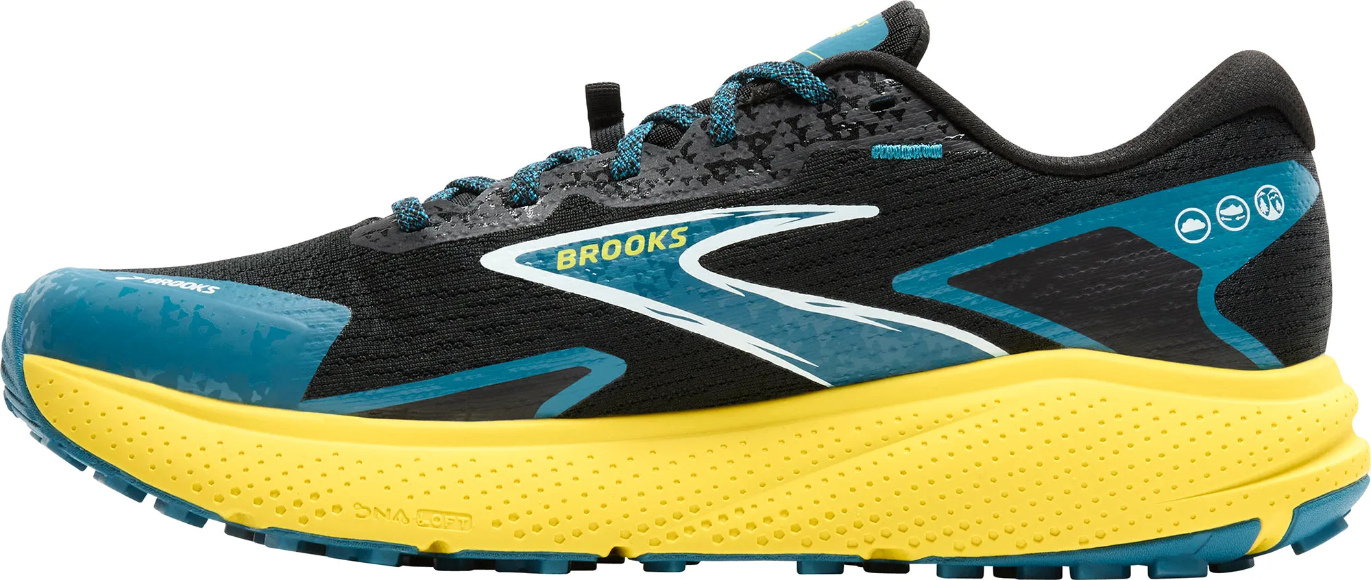 Chaussures de trail Brooks Divide 5 pour homme - Noir