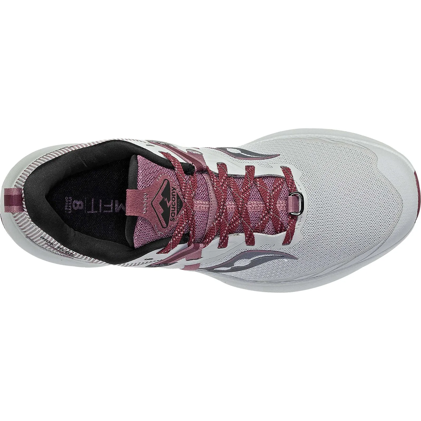 Chaussures de trail Saucony Ride 15 TR pour femme - Gris