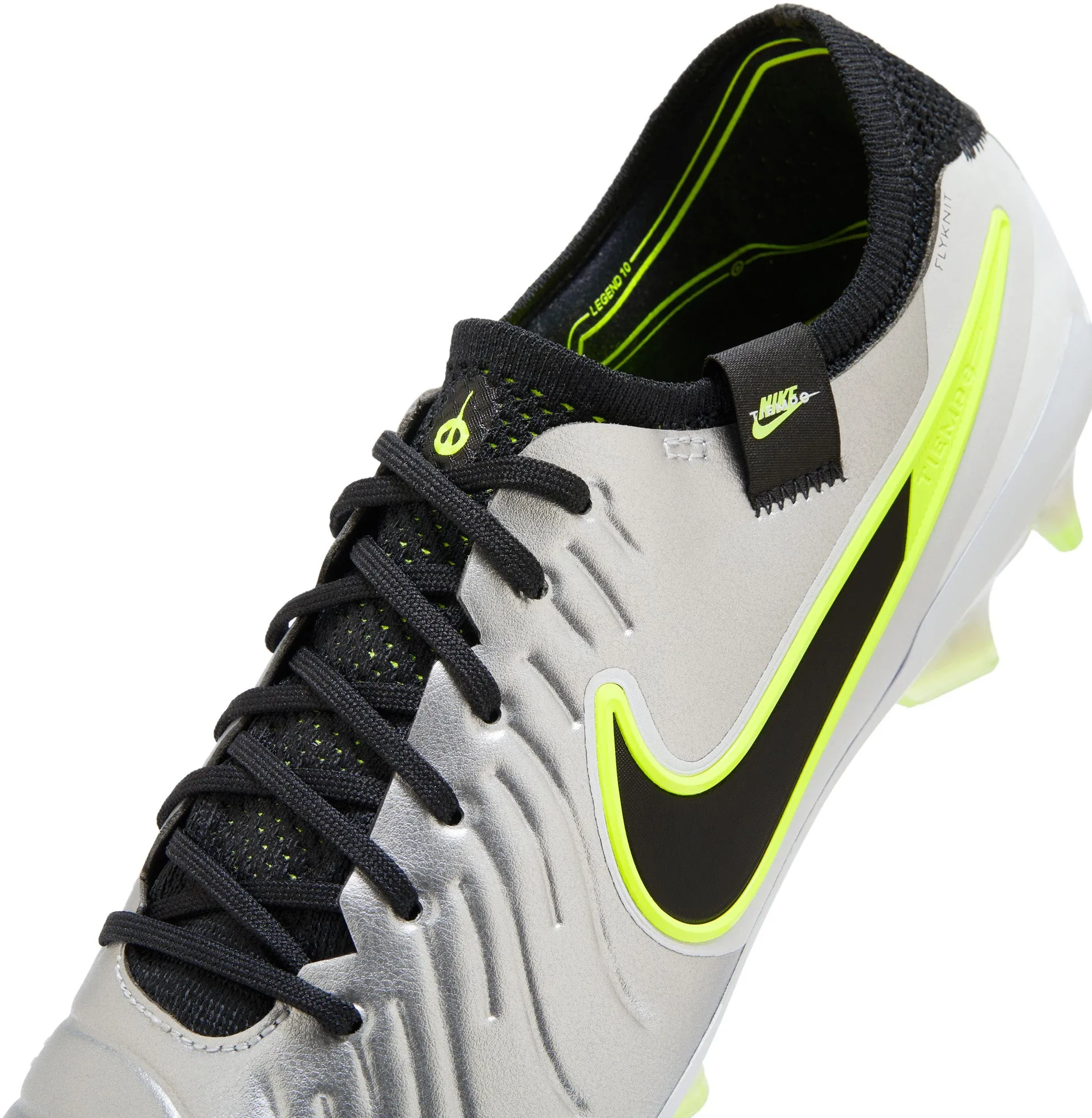 Chaussures de football Tiempo Legend 10 Elite à semelle ferme pour hommes à tige basse
