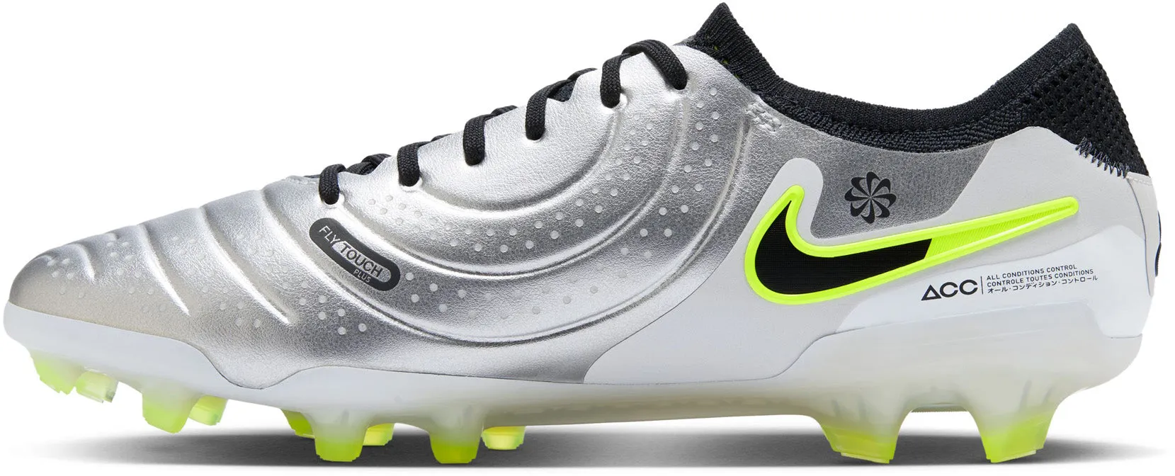 Chaussures de football Tiempo Legend 10 Elite à semelle ferme pour hommes à tige basse