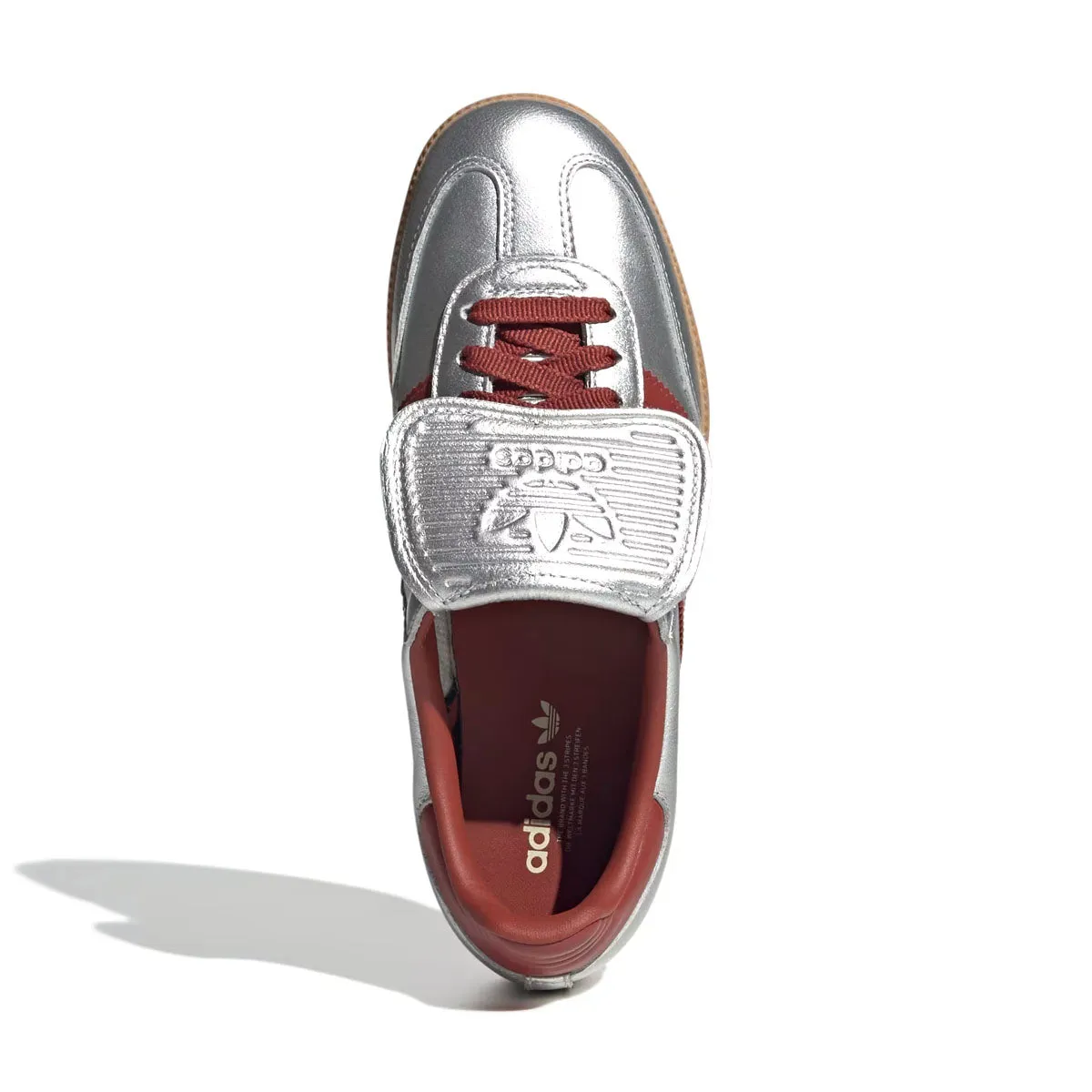 Wmns Samba Long Tongue 'Métal Argenté Préaimé Rubis'