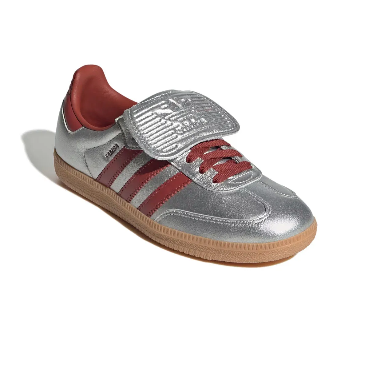Wmns Samba Long Tongue 'Métal Argenté Préaimé Rubis'