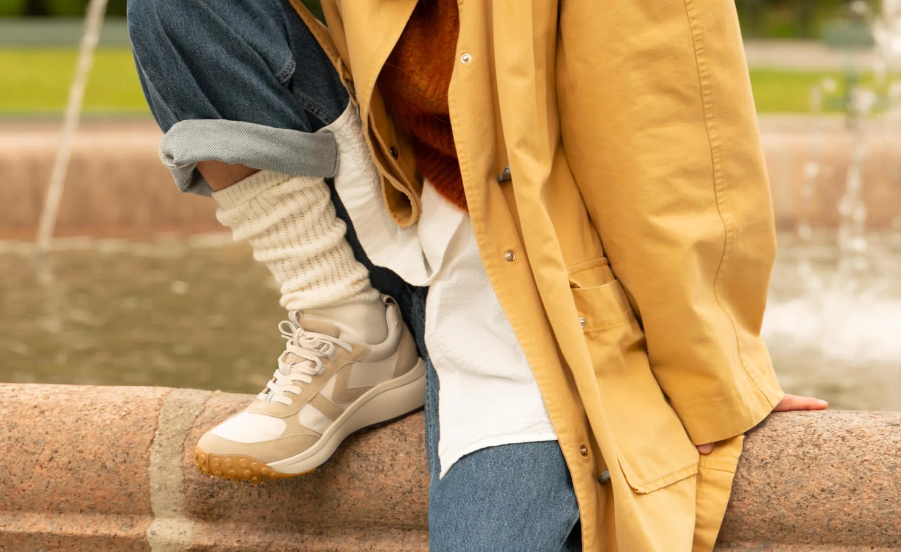 Baskets KS86 pour Femme | Bouleau/Blanc Étoilé