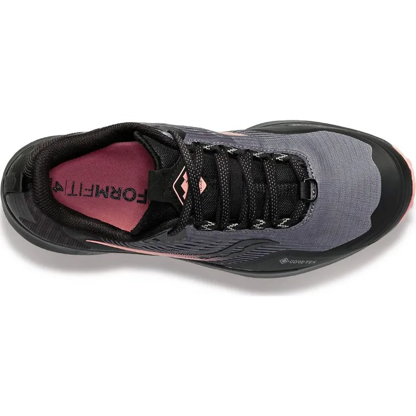 Saucony PEREGRINE 12 GTX CHARBON pour Femme | Coquille