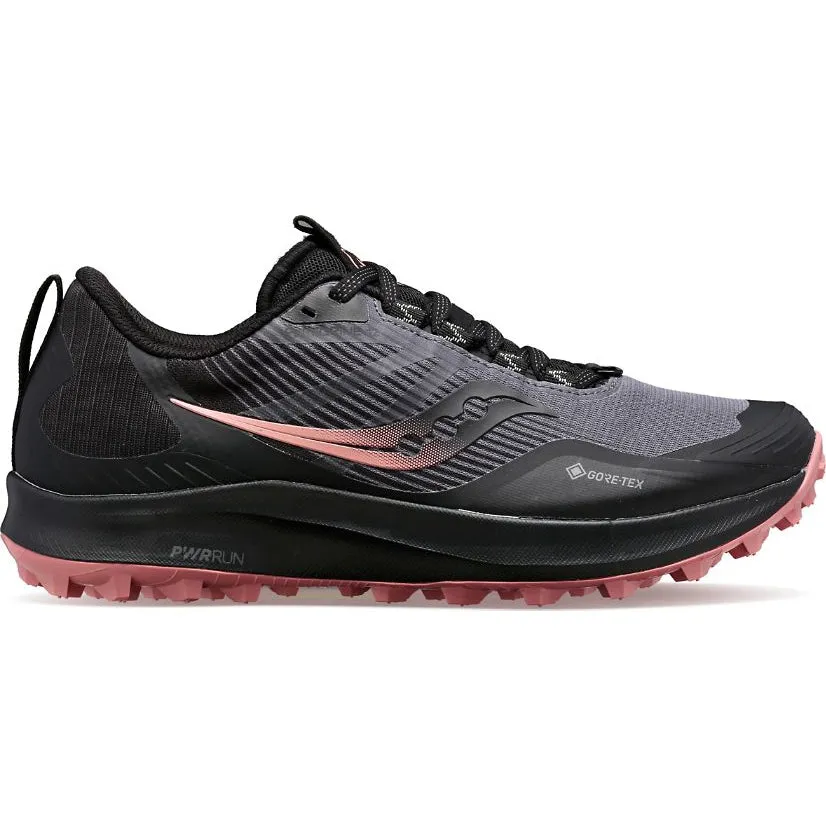 Saucony PEREGRINE 12 GTX CHARBON pour Femme | Coquille
