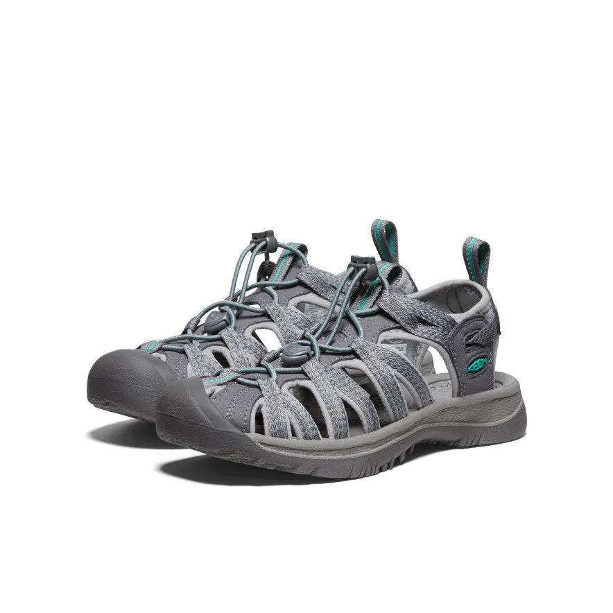 Women's Whisper | Gris moyen/Vert paon