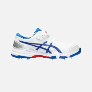 Asics Speed Menace Ff Men's Cricket Shoes -White/Tuna Blue Asics Shoes